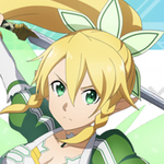 Leafa Sword Art Online SSR NZQQ-SSR-12 Attack on Titan Anime CCG card